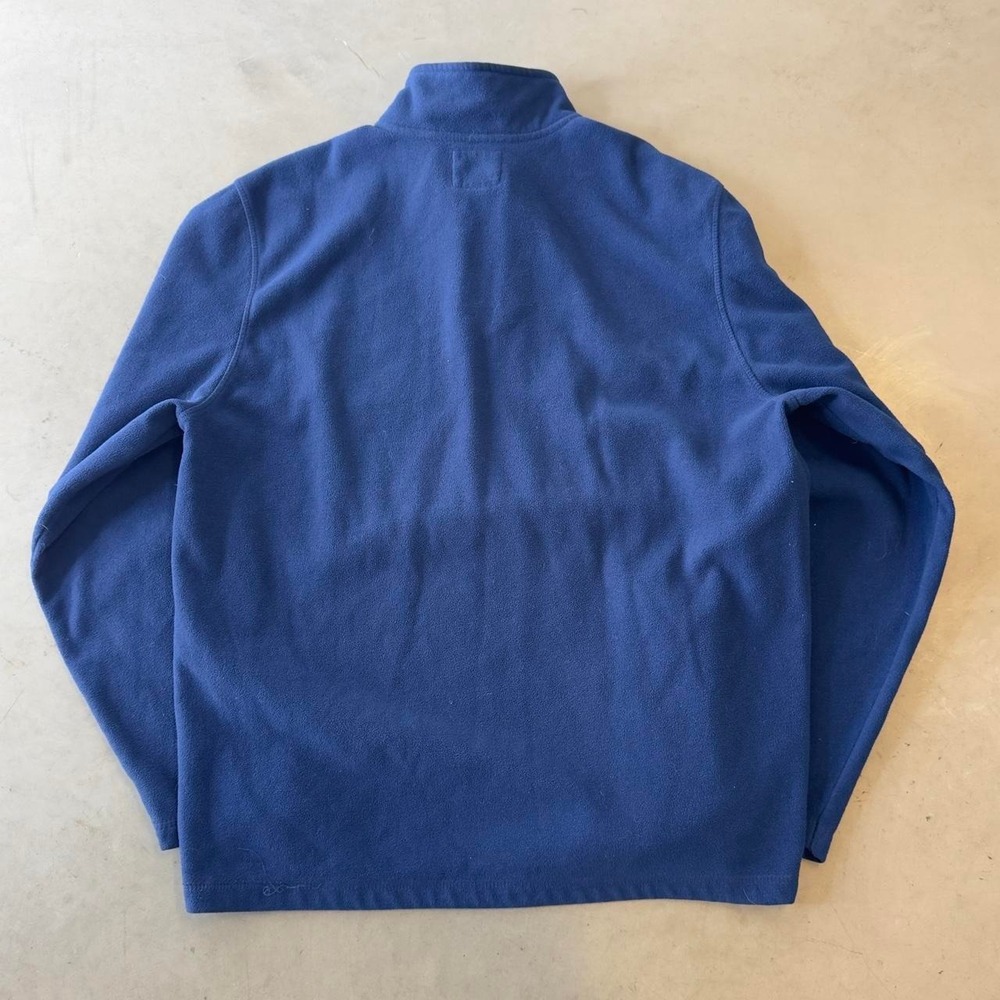 Vintage blue old navy quarter zip spell out pullover fleece - Picture 3 of 6